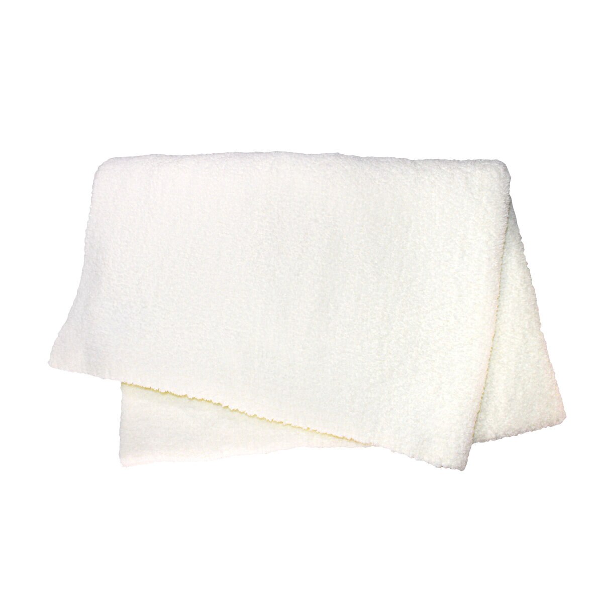 カシウエア ブランケット 無地 132 x 177cm クリーム