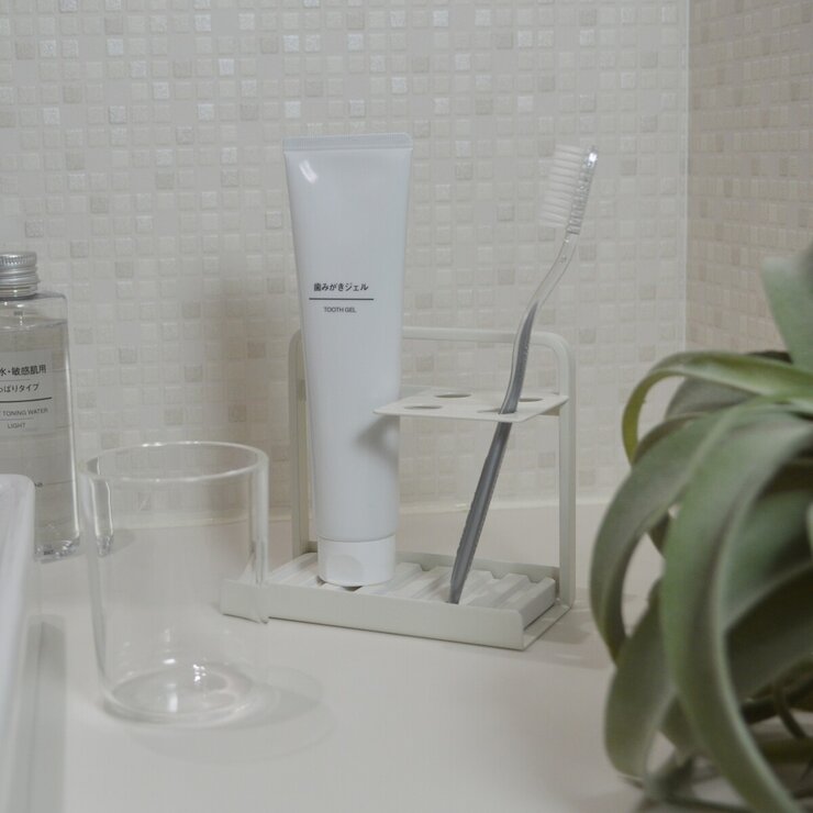 COLLEND 歯ブラシスタンド(ドライトレイ付) ホワイト TS-WH