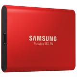 SAMSUNG 外付けSSD T5 1TB MU-PA1T0R レッド