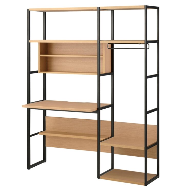 デスク & ハンガーラックセット