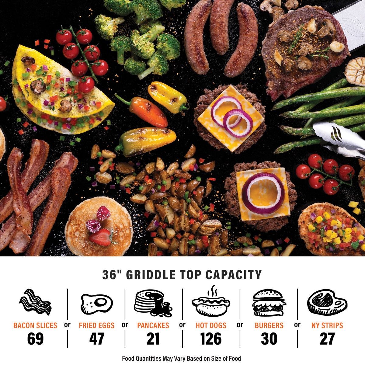 ブラックストーン Omnivore 36インチ (91 cm) 4バーナー LPガス グリドル ブラックストーン Omnivore 36インチ (91 cm) 4バーナー LPガス グリドル