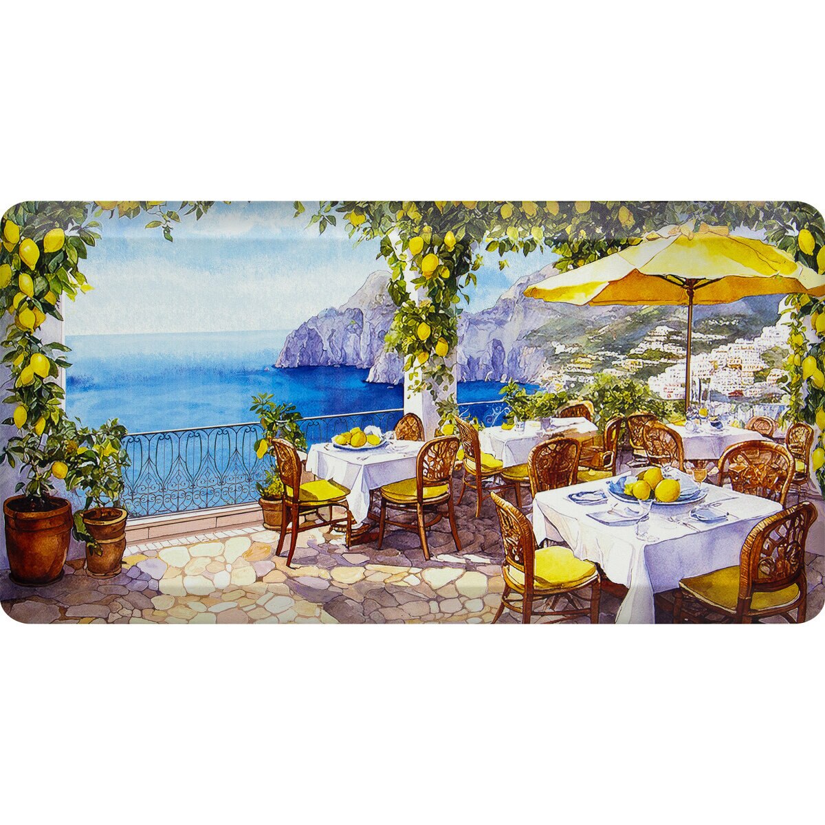 NIKE GRAVITY キッチンマット 50cm x 90cm レモンカフェ