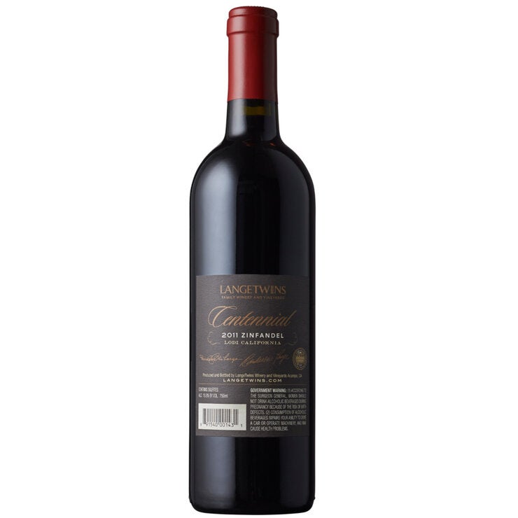 ラングツインズ センテニアル ジンファンデル 2011 750ml ラングツインズ センテニアル ジンファンデル 2011 750ml