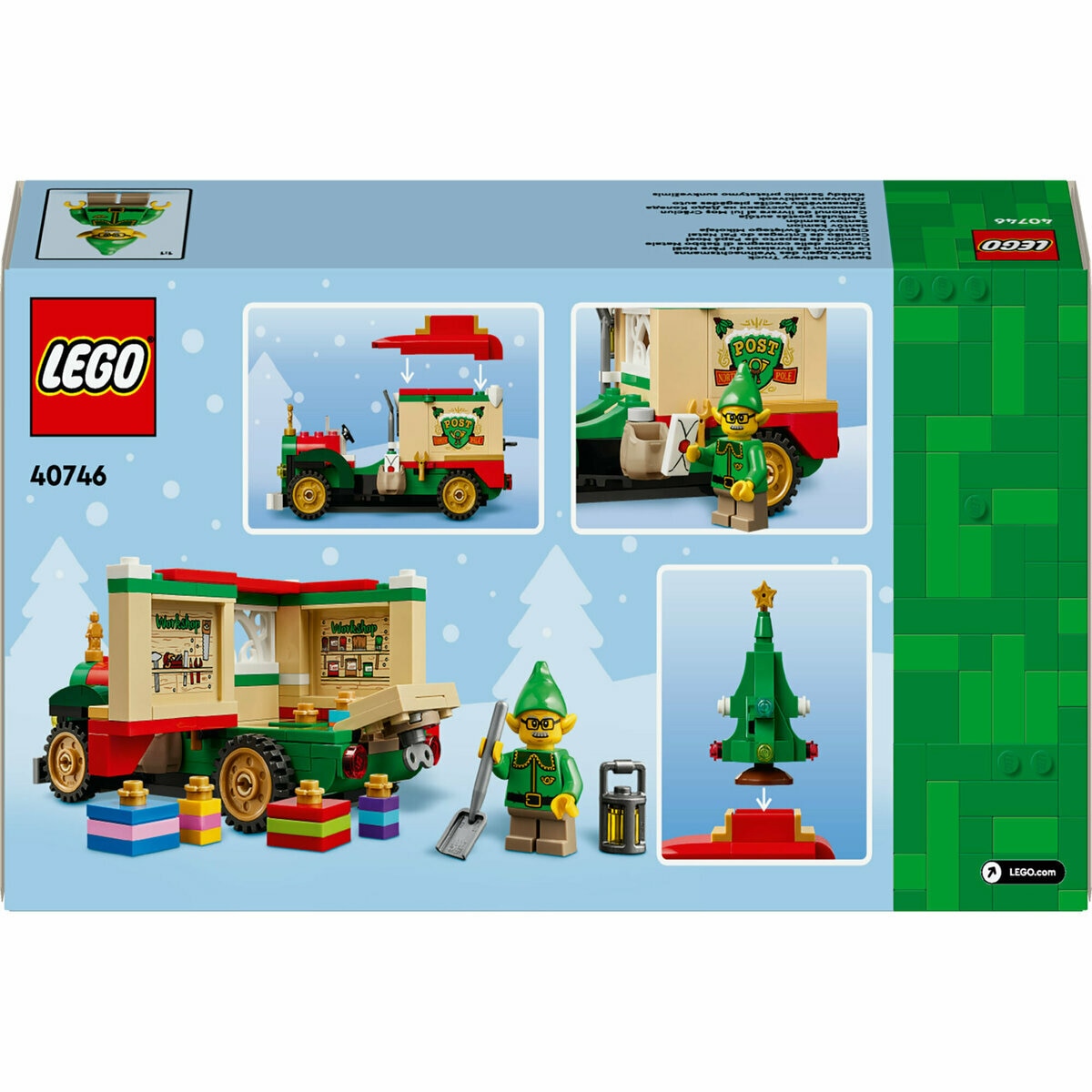 レゴ クリスマスプレゼント配達トラック
