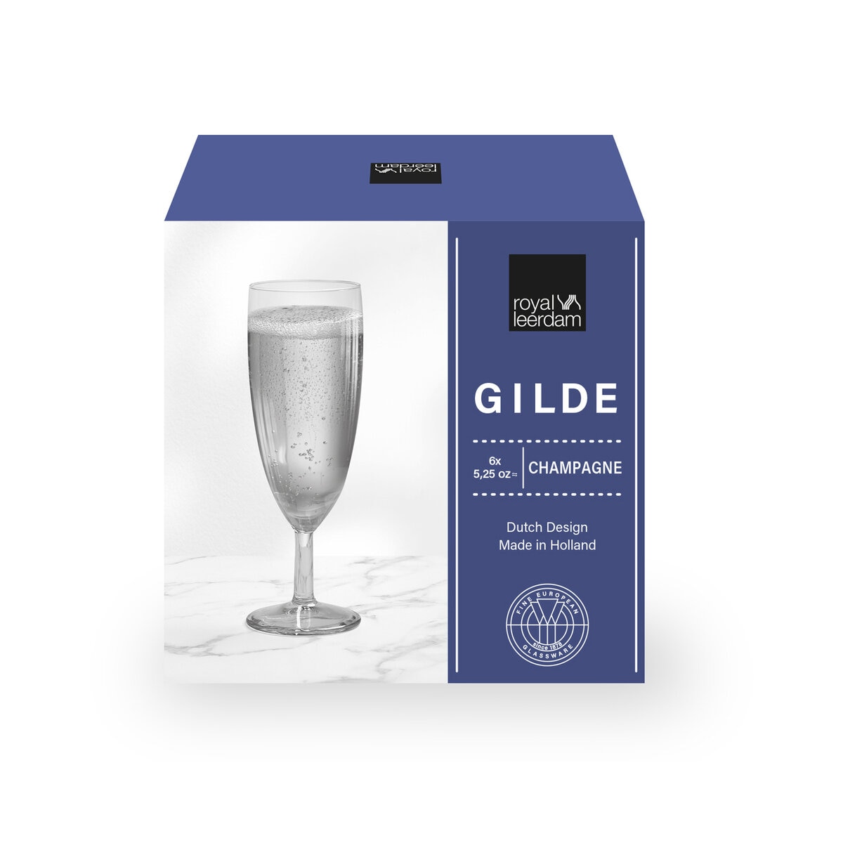 ロイヤルレアダム GILDE シャンパングラス 150ml 6脚