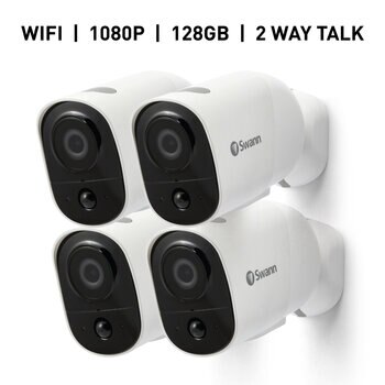 Swann Xtreem セキュリティ WiFi接続 カメラ4台セット