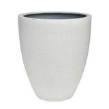 ムラリー コンクリート製 プランター 直径 47.5 cm x 高さ 54 cm ホワイト