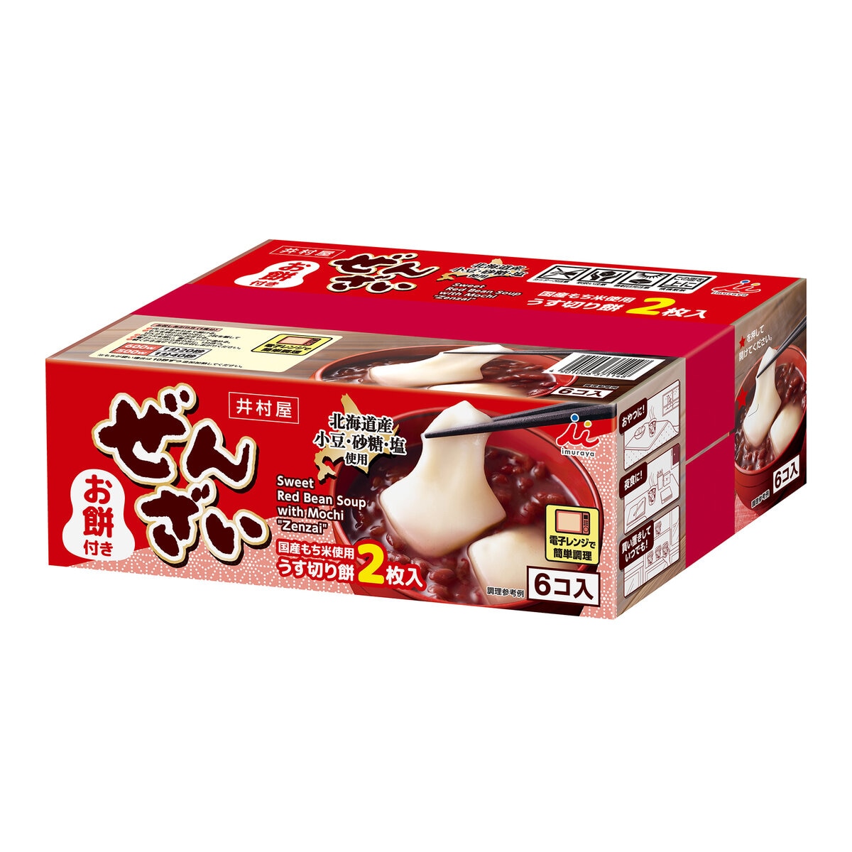 IMURAYA SWEET RED BEAN SOUP 6P