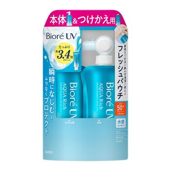 ビオレ アクアリッチ ウォータリーエッセンス SPF50+ 120g X 2