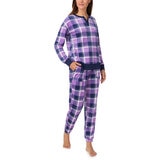 ノーティカ レディース フリース パジャマ パープル L