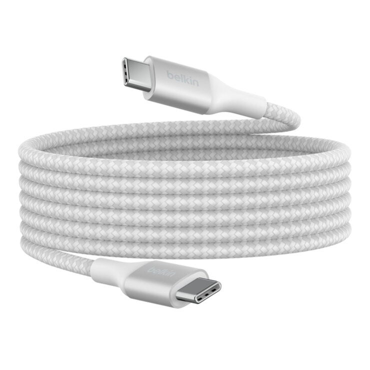 Belkin BoostCharge USB-C ケーブル240W 2m ホワイト CAB015BT2MWH Belkin BoostCharge USB-C ケーブル240W 2m ホワイト CAB015BT2MWH