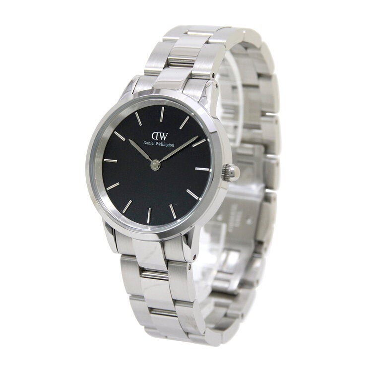 ダニエル ウェリントン アイコニック リンク DW00100206 シルバーｘブラック 32mm
