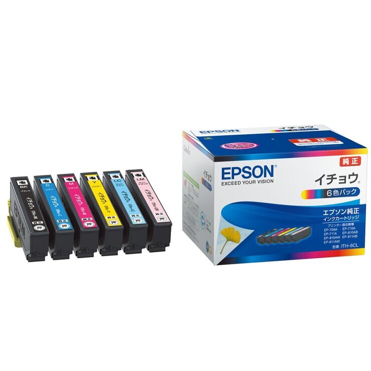 エプソン インクカートリッジ ITH-6CL 6色パック イチョウ エプソン インクカートリッジ ITH-6CL 6色パック イチョウ