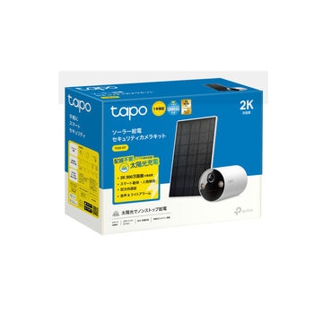 TP-Link (ティーピーリンク) tapo 屋外フルワイヤレスセキュリティカメラ TC82KIT