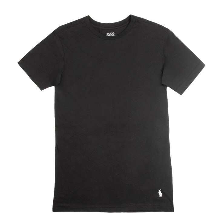 ポロ ラルフローレン メンズ クルーネック Tシャツ 3枚組 ブラック L