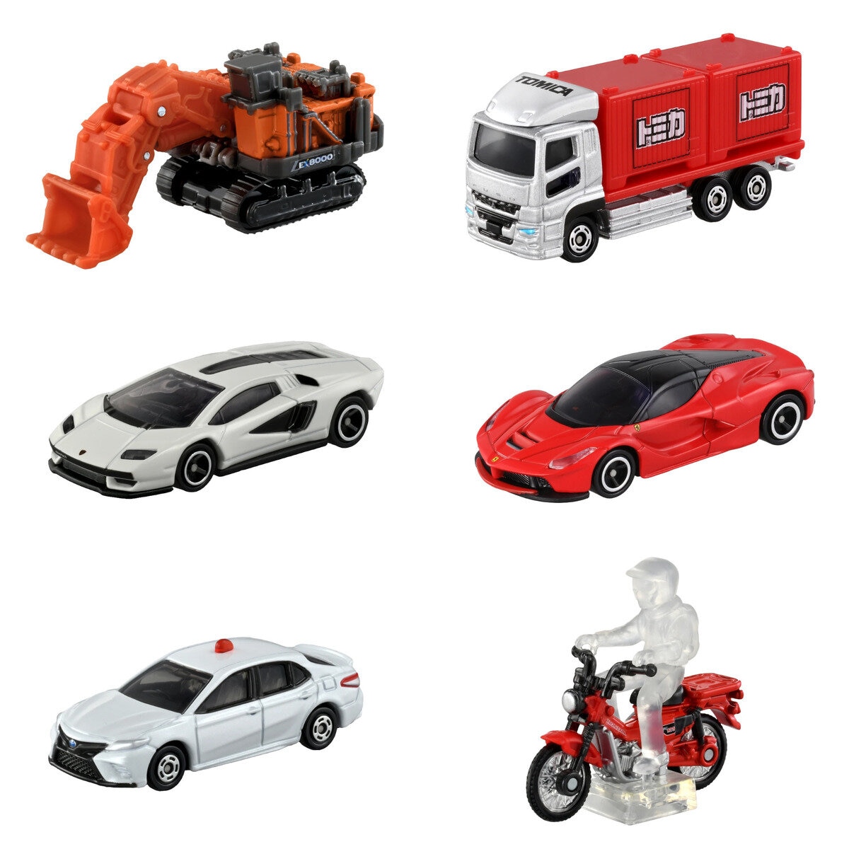 トミカで大満足、お楽しみ16個セット