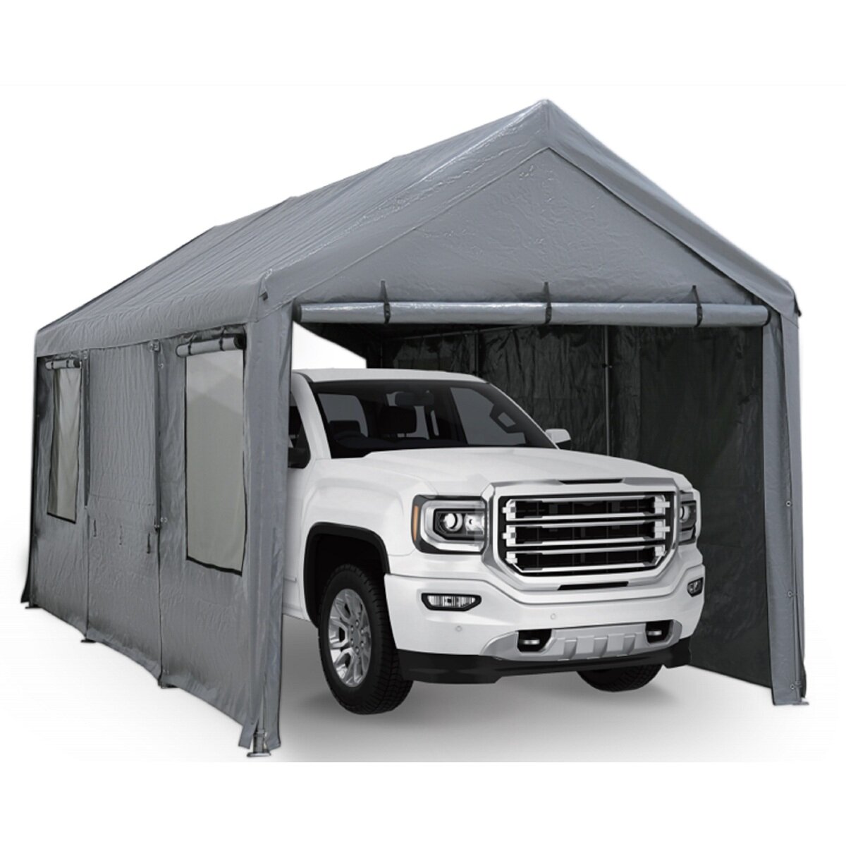 キャラバン キャノピー サイドウォール、カーポート、カーガレージテント　ブラック キャラバン キャノピー サイドウォール、カーポート、カーガレージ