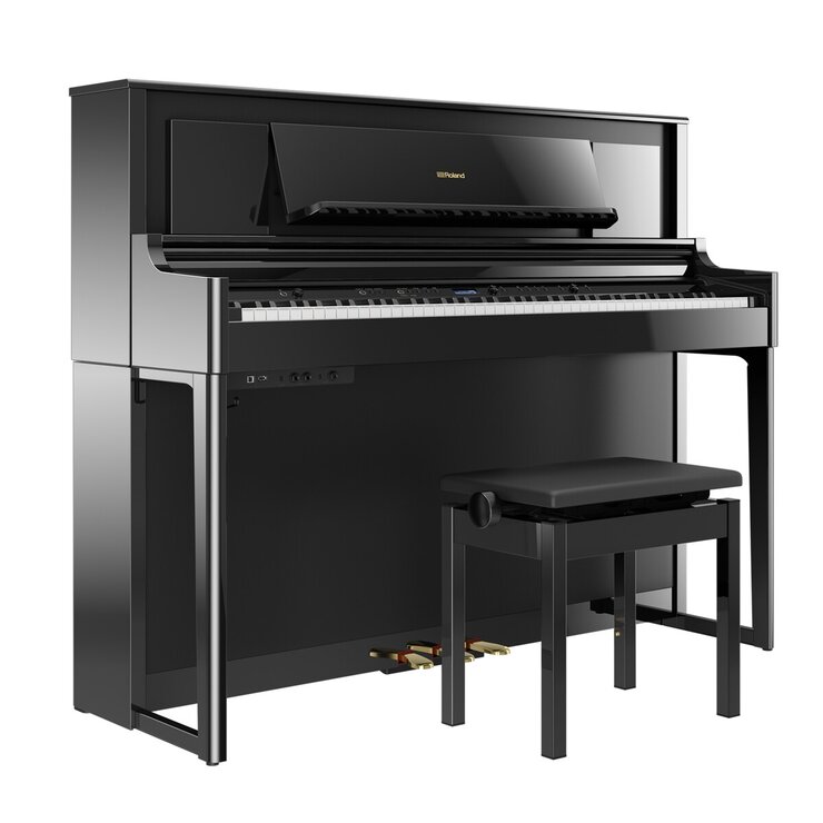 ローランド 電子アップライトピアノ LX706-PES 黒塗鏡面艶出し塗装仕上げ
