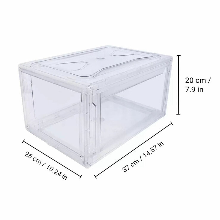 AG BOX プレミアム クリアシューボックス 4個セット