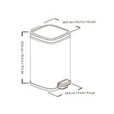 Sensible Eco Living ペダル式ゴミ箱 2個セット 11.7L CW2384MT-12+12L