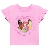 キャラクター キッズ 半袖 Tシャツ 4枚組 プリンセス 4
