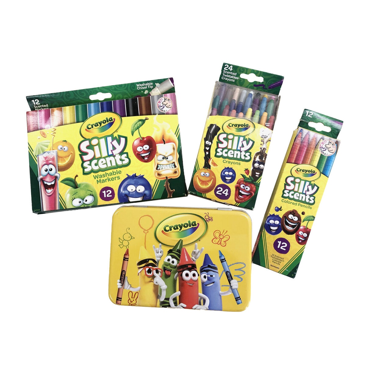 クレヨラ 香り付き 色鉛筆・マーカー・クレヨン セット