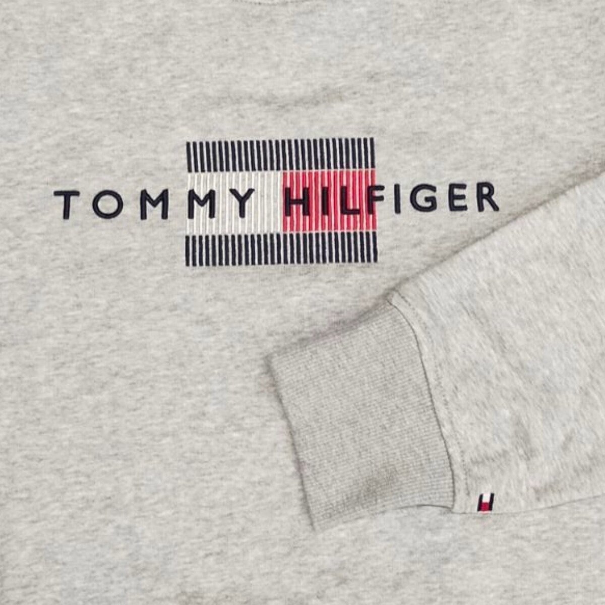 トミーヒルフィガー メンズ スウェットシャツ グレー M トミーヒルフィガー メンズ スウェットシャツ グレー M