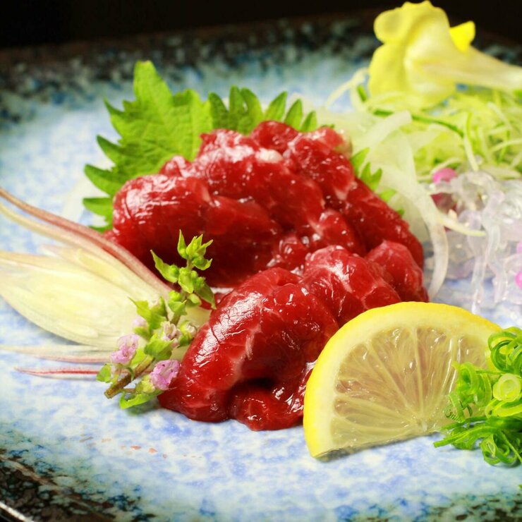 【冷凍】鮮馬刺し赤身スライス 40g x 15パック 【冷凍】鮮馬刺し赤身スライス 40g x 15パック