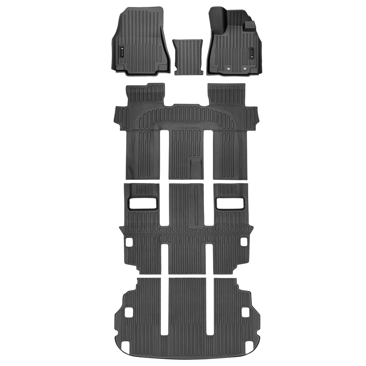 3Dフロアマット 三菱 デリカ D:5 専用 7人乗りモデル