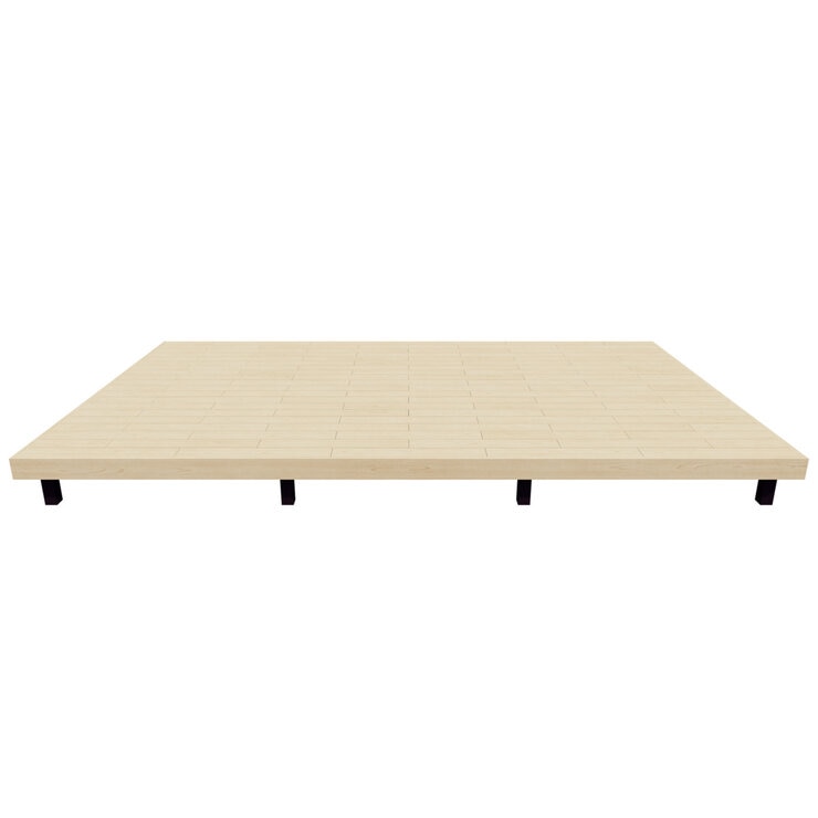 MINO 彩木 ガーデンデッキ セット W5068 x D3029 mm　オーク　高さ400～500mm