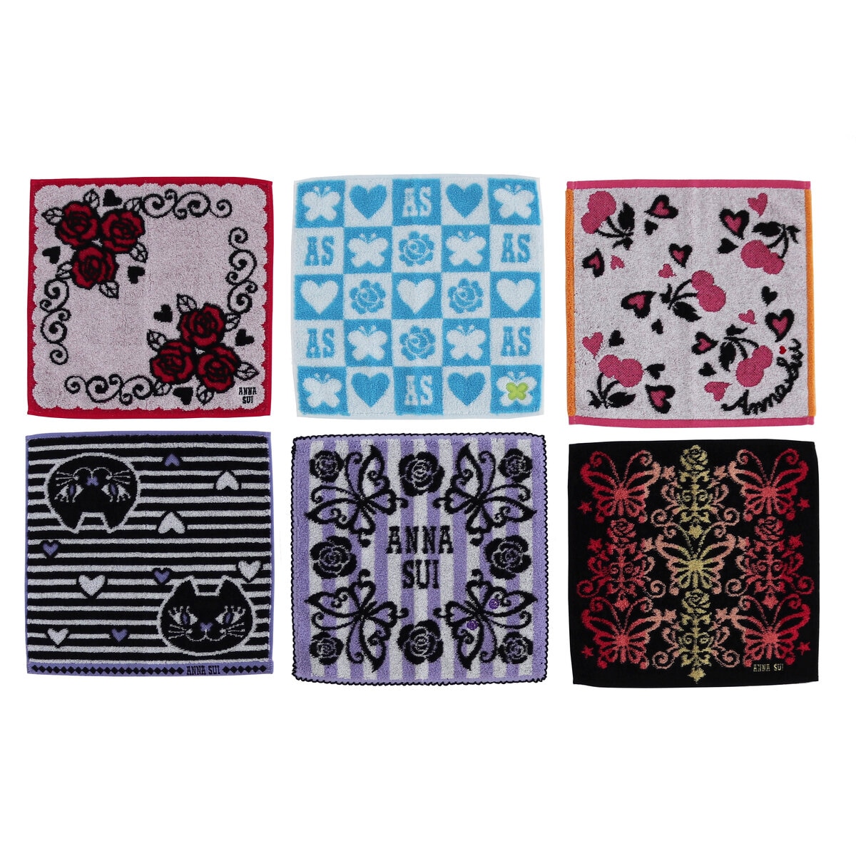 ANNA SUI ハンカチ6枚セット