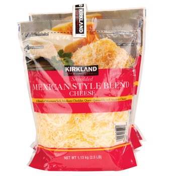カークランドシグネチャー メキシカンブレンド シュレッドチーズ 2.26kg