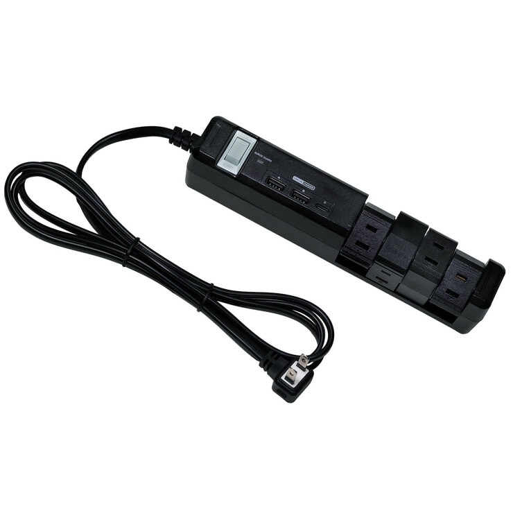 FARGO TAP KING USB 3.4A TYPE-C 回転タップ 延長コード 8個口 TYPE A x 2 TYPE C x 1 ブラック FARGO TAP KING USB 3.4A TYPE-C 回転タップ 延長コード 8個口 TYPE A x 2 TYPE C x 1 ブラック