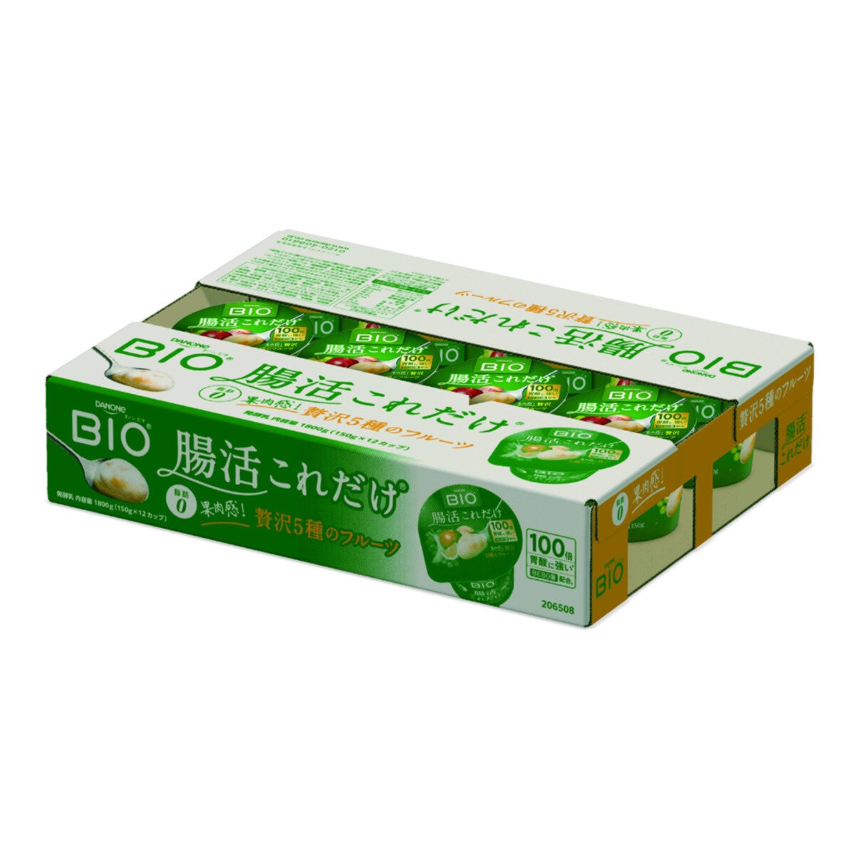 ダノンビオ 腸活これだけ5種のフルーツ 150g x 12個