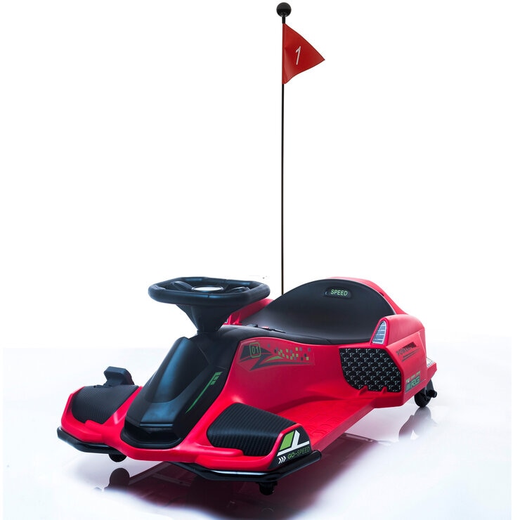 Ramasu 子ども用電動乗用 スピニングカート - レッド