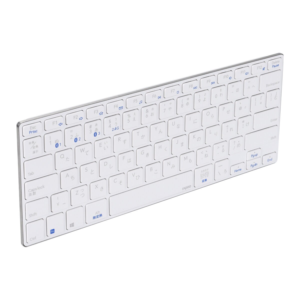rapoo 極薄キーボード＆静音マウスセット ホワイト