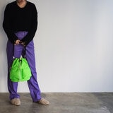 チーク キンチャク 2WAY トートバッグ　グリーン