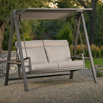 サンヴィラ Pine Knoll スイングベンチ 3人掛け