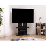 アイリスオーヤマ テレビスタンド UTS900R ブラックオーク