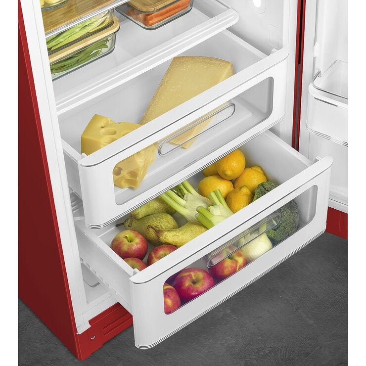 SMEG 270L 冷蔵庫 FAB28RRD5JP レッド SMEG 270L 冷蔵庫 FAB28RRD5JP レッド