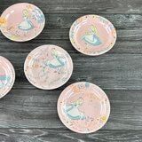 不思議の国のアリス 小皿 5枚 不思議の国のアリス 小皿 5枚