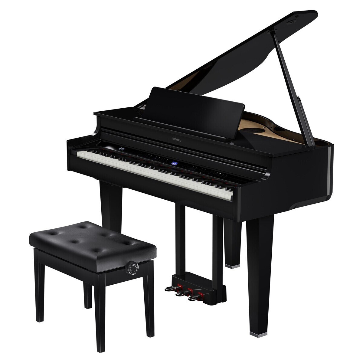 ローランド 電子ミニグランドピアノ GP6PES 黒塗鏡面艶出し塗装仕上げ Costco Japan