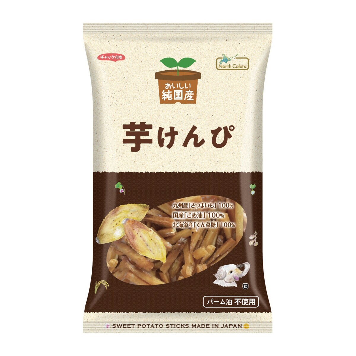 ノースカラーズ 純国産 芋けんぴ 125g x 16袋
