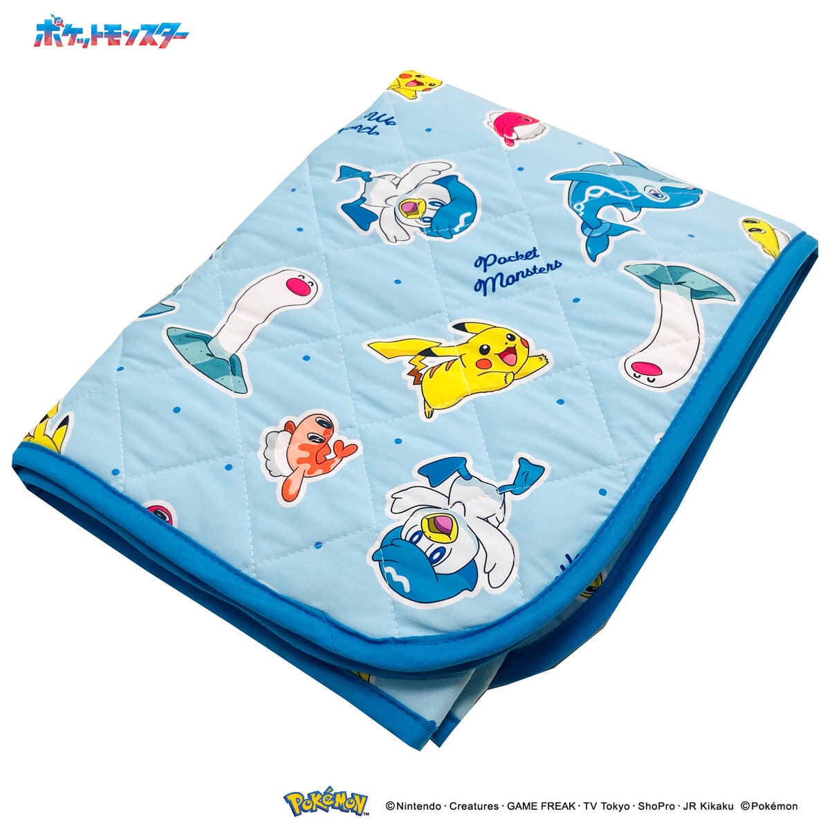 ポケモン - モリシ モリシタ キャラクター クールちょこっと敷パッド 100×65cm