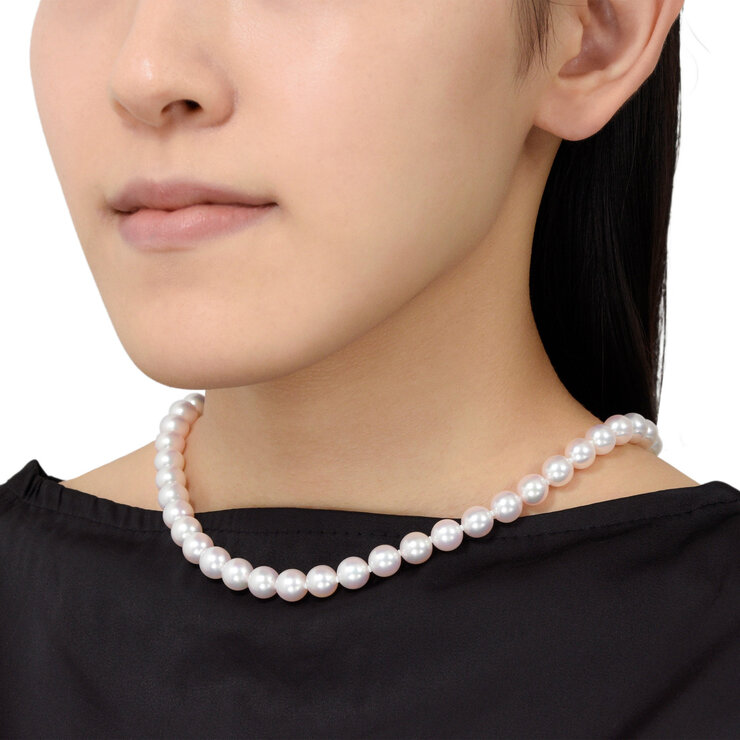 あこやパール 花珠 8.5mm パールネックレス　SNS0005-85N