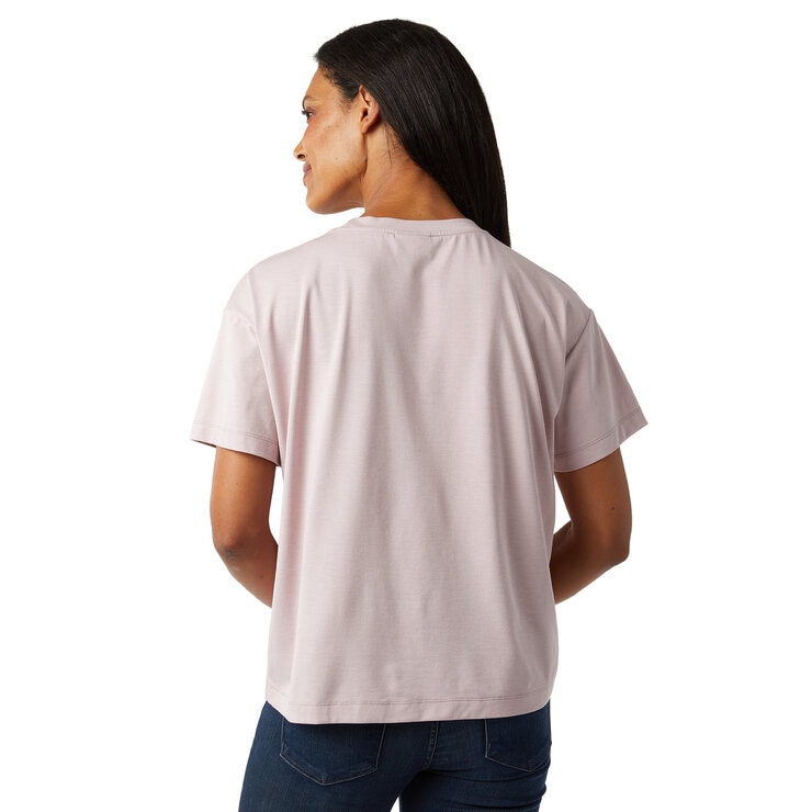 32 DEGREES レディース オーバーサイズ Tシャツ ライト パープル S