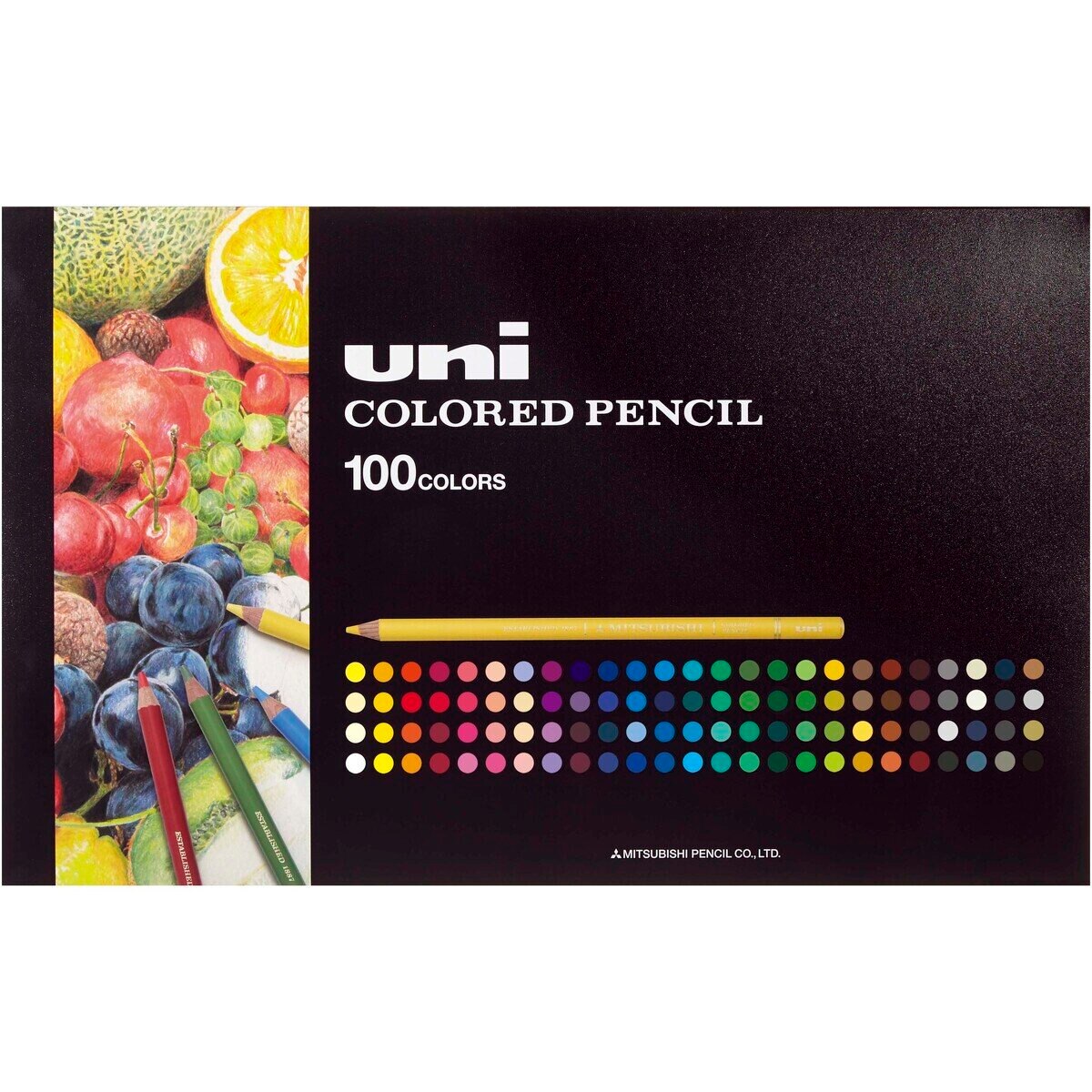 三菱鉛筆 ユニカラー 色鉛筆 100色