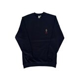 テディーベア メンズ スウェットシャツ ネイビー XL