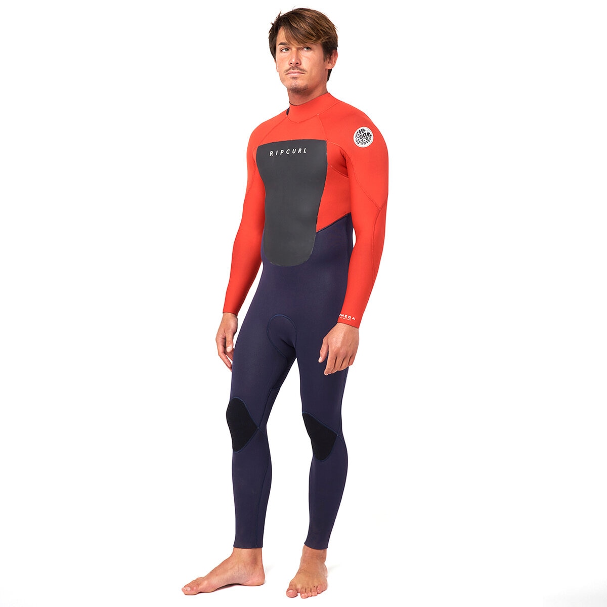 リップカール オメガ バックジップ 3/2mm 男性用ウェットスーツ