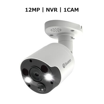 Swann（スワン）12MP NVR バレット型セキュリティカメラ